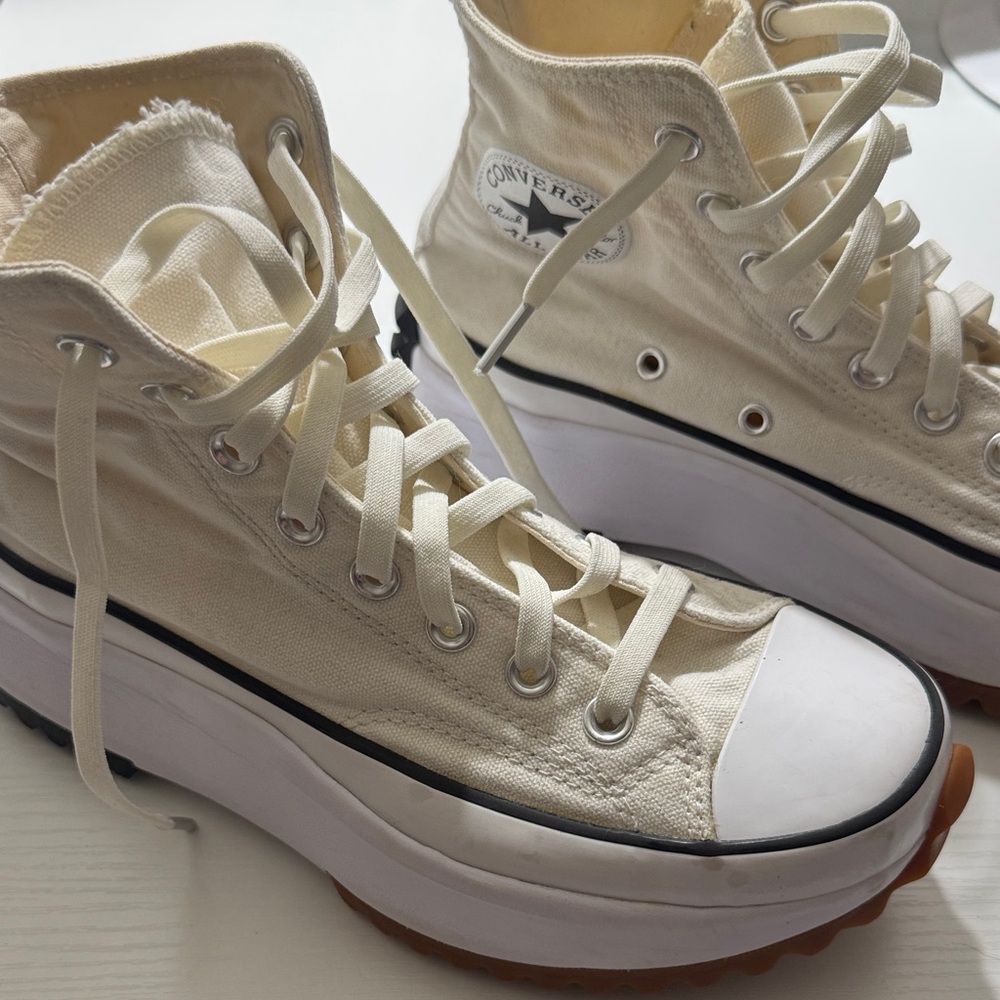 Converse Women's Run Star Hike Platform High-Tops - White Size 8.5